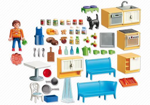 [4008789053367] PLAYMOBIL Kitchen with Dining Area 5336 per box
