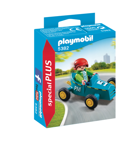 [4008789053824] PLAYMOBIL Enfant avec Kart la boite