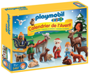 PLAYMOBIL Christmas Advent Calendar: 1.2.3 Santa Claus and Animals