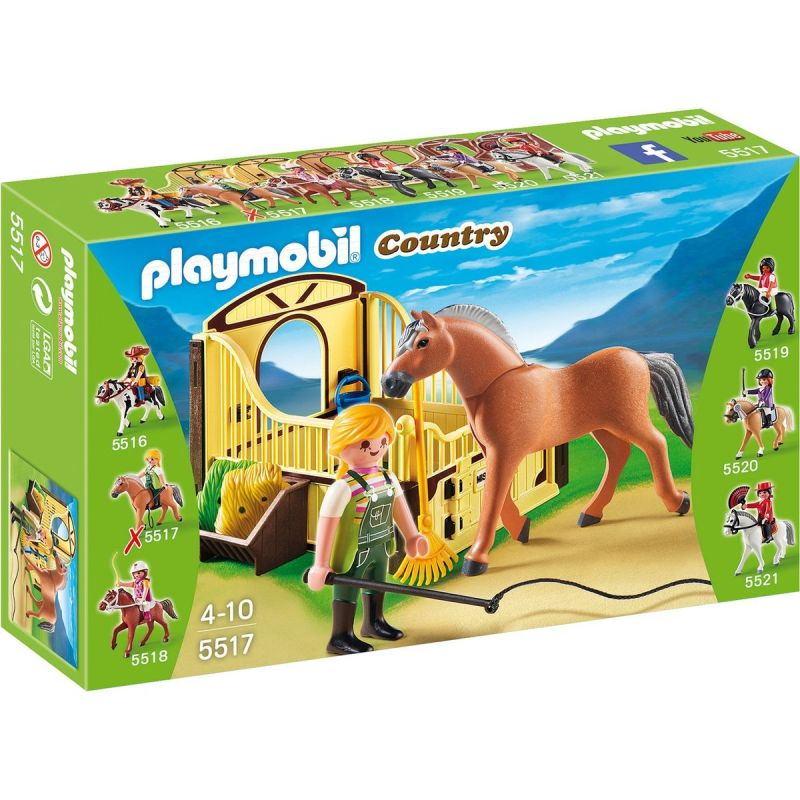 PLAYMOBIL Caballo Fiordo y Monitora