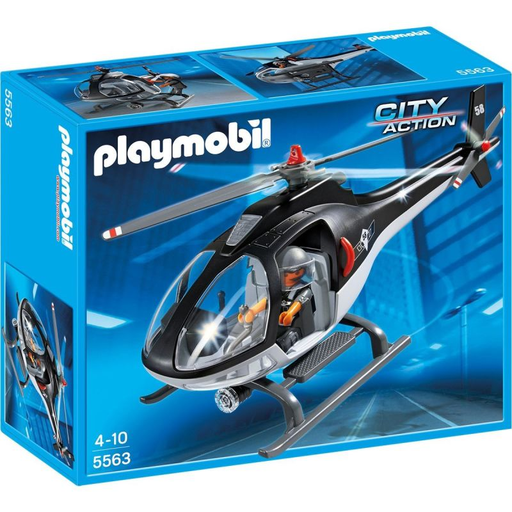 [4008789055637] PLAYMOBIL Police Helicopter and Officer