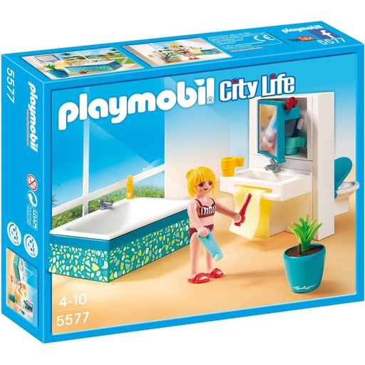 [4008789055774] PLAYMOBIL Bathroom With Bathtub
