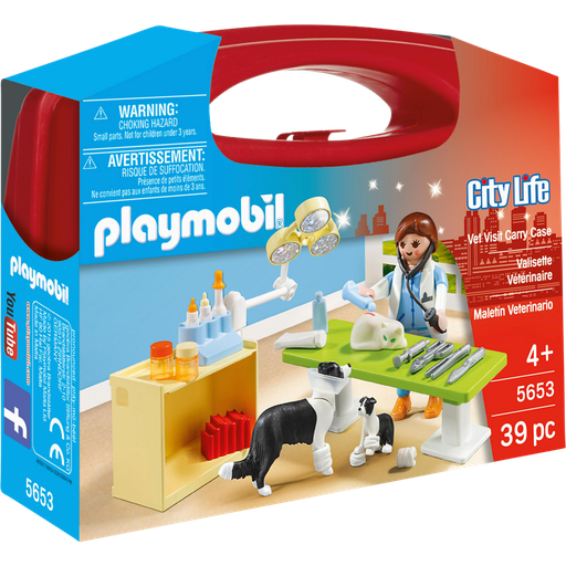 [4008789056535] PLAYMOBIL Veterinary Case, from 4 years old the box