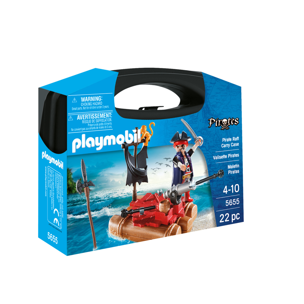 PLAYMOBIL 5655 Pirates Pirate and Soldier Carry Case the box