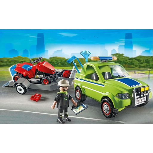[4008789061119] PLAYMOBIL Garden and Lawn Tractor