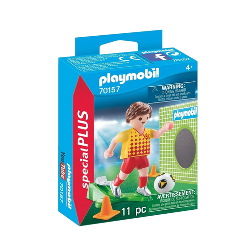 [4008789701572] PLAYMOBIL Football Player and Goal 70157 the box