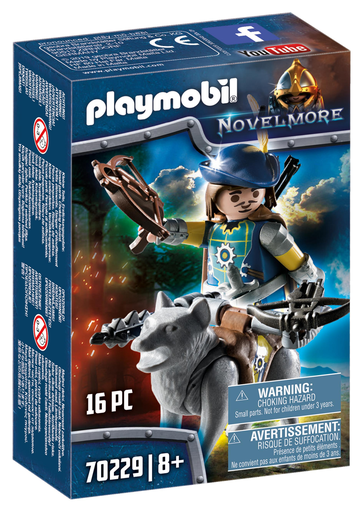 [4008789702296] PLAYMOBIL Arbalétrier Novelmore et loup 70229