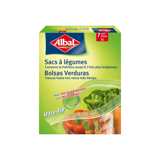 [4008871200334] ALBAL Fresh vegetable bags box of 7