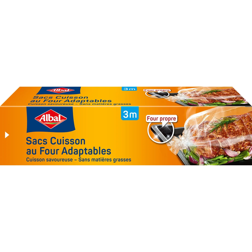 [4008871201935] ALBAL Sacs cuisson au four adaptables 3m