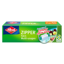 ALBAL Sacs Zipper Multi-Usages 1 L x12