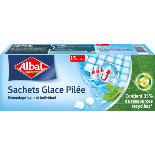 [4008871210470] ALBAL Crushed Ice Bags 15 bags