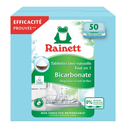 RAINETT Pastillas lavavajillas todo en 1 bicarbonato 50 lavados 900 g