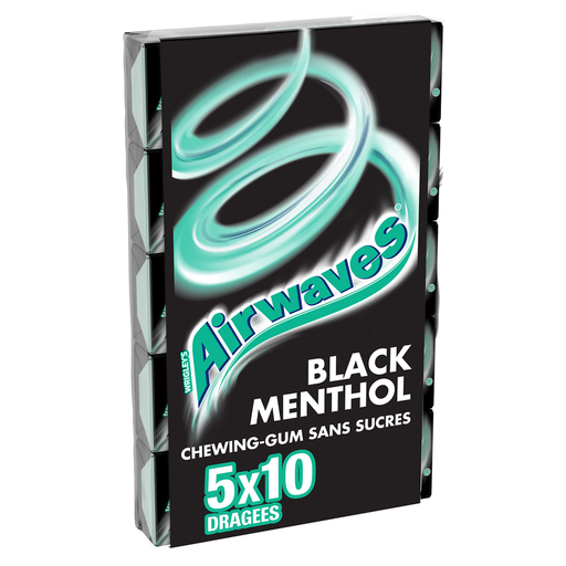 [4009900470025] AIRWAVES Black Menthol Chewing Gum 5 x 14 g