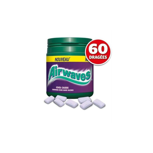 [4009900491044] AIRWAVES Chewing Gum Cool Cassis 84 g