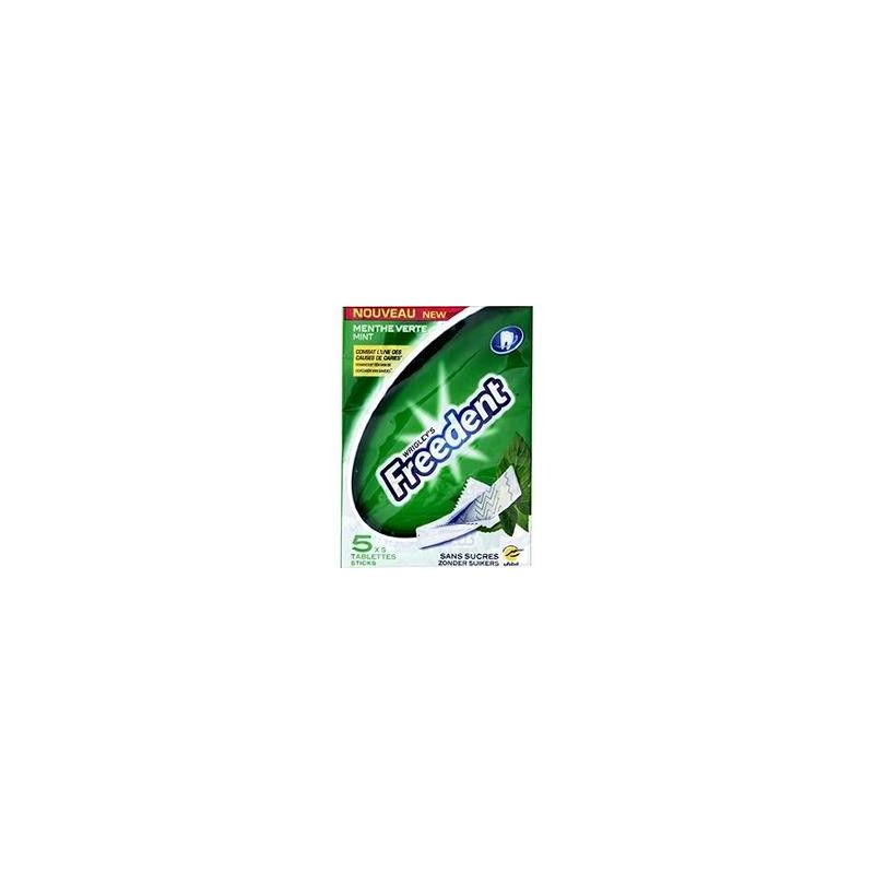 FREEDENT 5X5 Menthe Verte 65 g