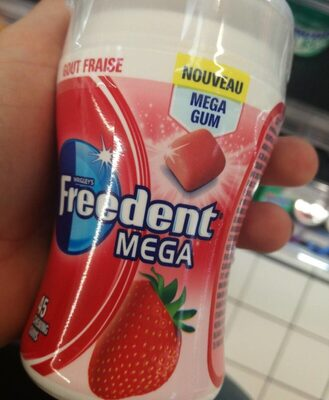 [4009900524162] FREEDENT Sugar-Free Strawberry Chewing Gum 103g