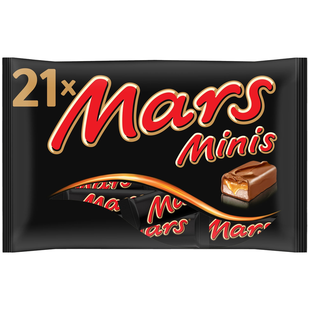 MARS Barres chocolatées minis fourrées au caramel 403 g