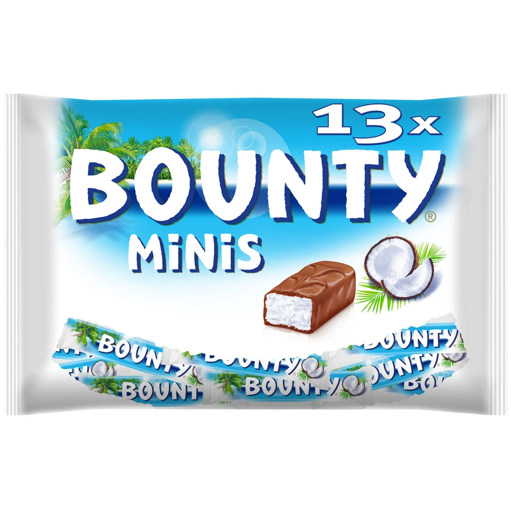 BOUNTY Mini barras de chocolate coco 403 g