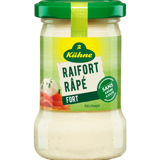 [4012200032107] KUHNE Rábano picante ralado forte 140 g