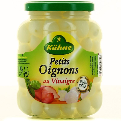 [4012200412084] KUHNE Small White Onions 190 g