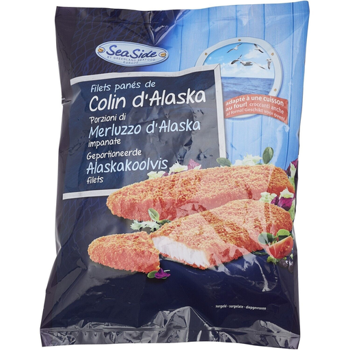 [4014760001210] SEA SIDE Poisson pané filets de colin Alaska 800 g