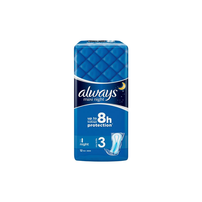 ALWAYS Maxi Night Sanitary Pads X12
