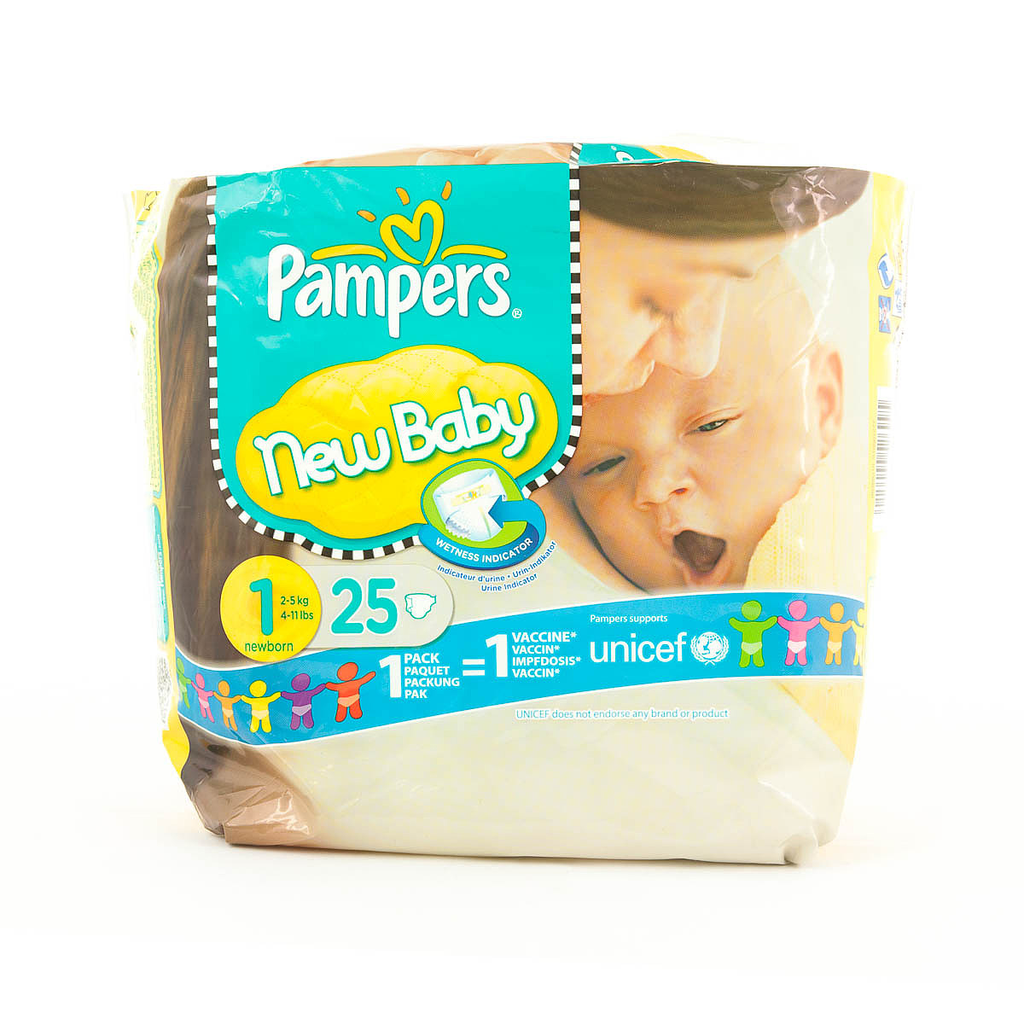 PAMPERS New-Baby Unisex Diapers 2-5 kg