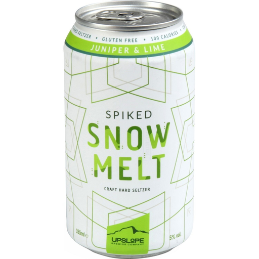 [0897682002664] SNOWMELT Boisson pétillante alcoolisée genévrier & citron vert hard seltzer 35,5 cl