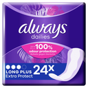 ALWAYS Dailies Extra Protect Long Plus Pantyliners, pack of 24