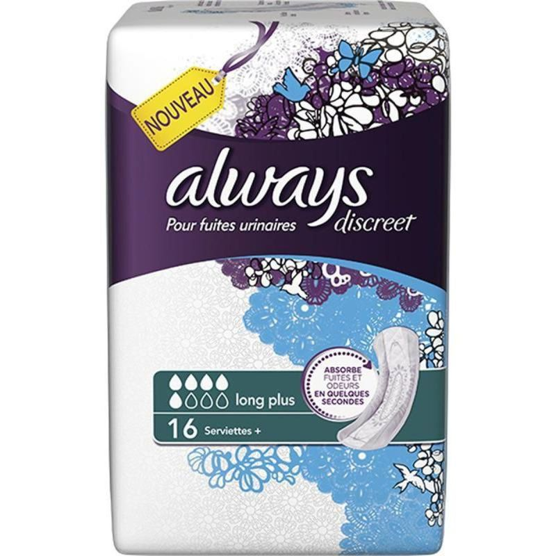 AL'AYS Always Compresas de Incontinencia Long 16