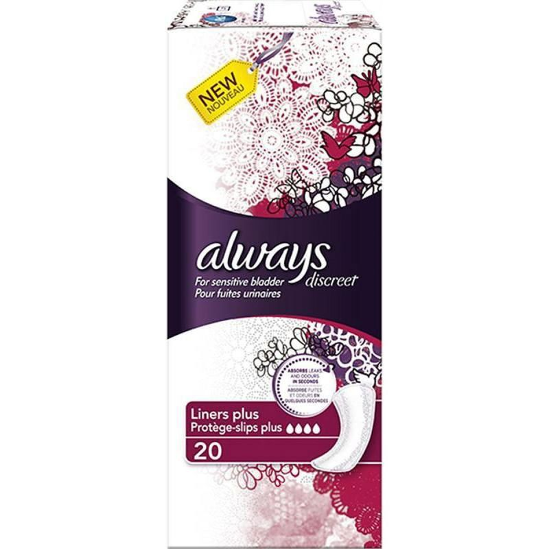 AL'AYS Always 20 Salvaslip Inco Piel Sensible 20 unidades