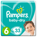 PAMPERS Baby-Dry Diapers Size 6 (13-18 kg) - Pack of 37