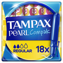 TAMPAX Compak Pearl tampons avec applicateur regular 18 tampons