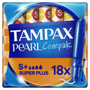 TAMPAX Compak Pearl Tampons Super Plus 18 count