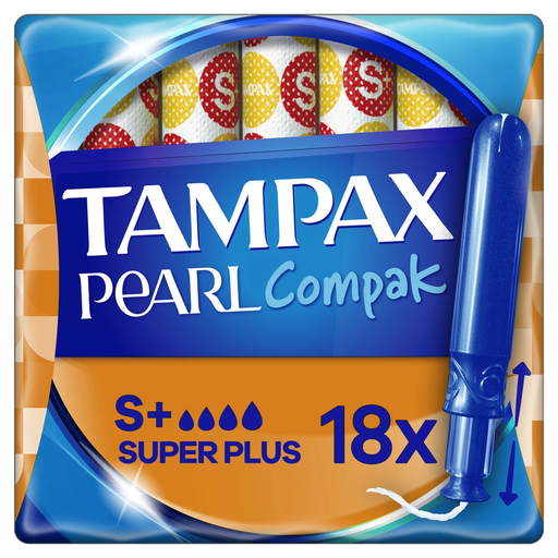 [4015400690436] TAMPAX Compak Pearl Tampons Super Plus 18 count