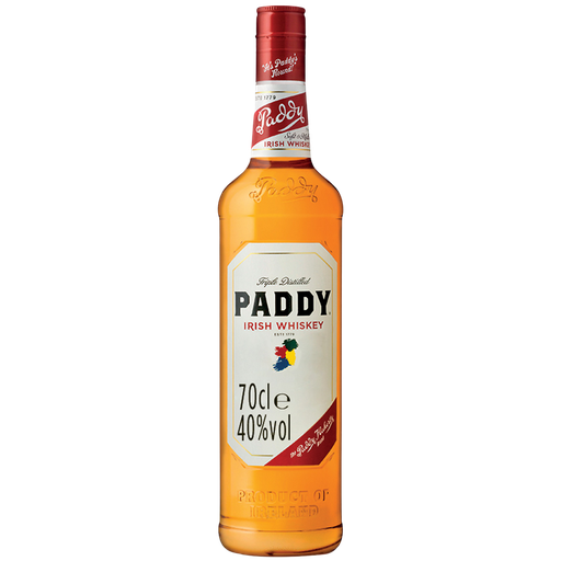 [1210000100771] PADDY Blended Irish Whiskey 40% Vol 70 cl