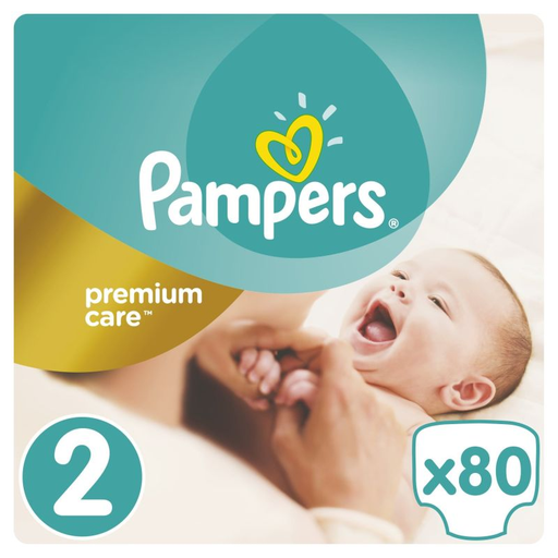 [4015400741633] PAMPERS Premium Protection Couches Mini Taille 2 80 unités