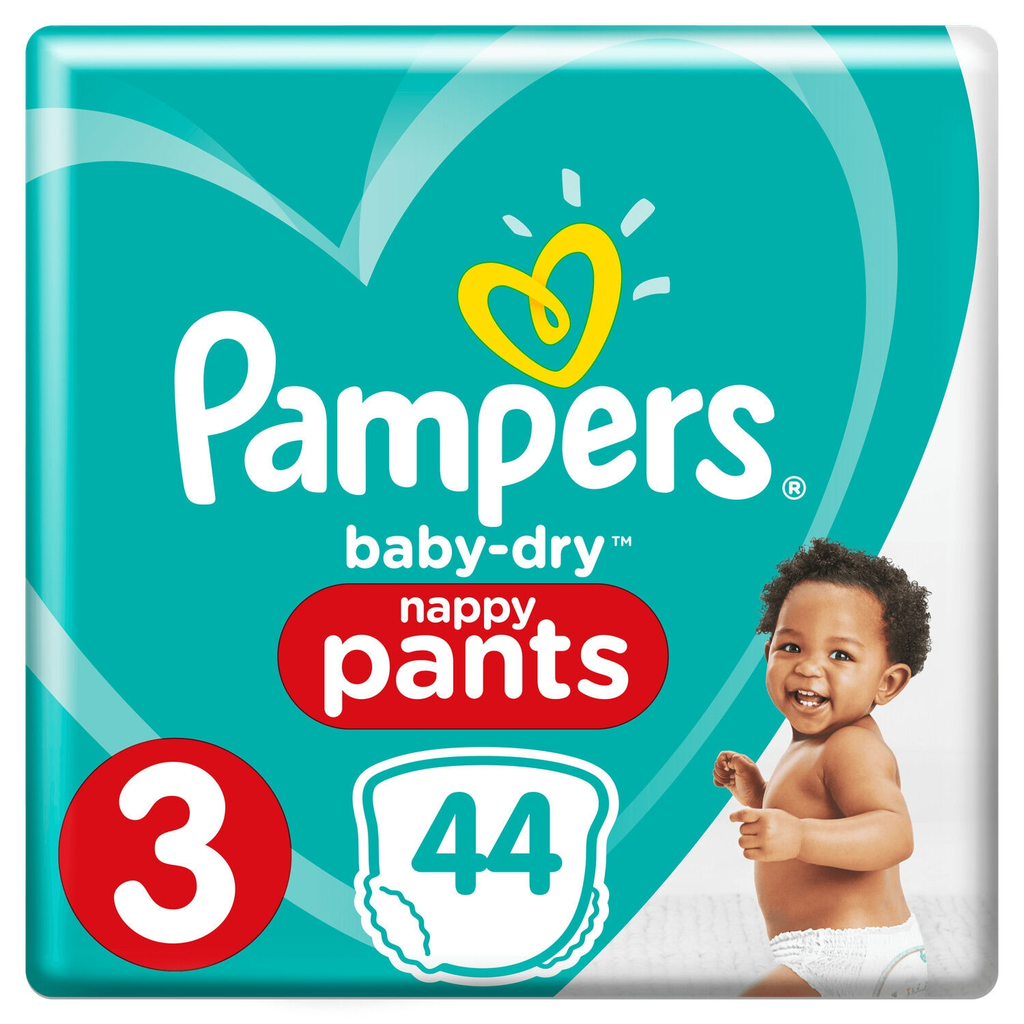 PAMPERS Baby-dry pants size 3 (6-11 kg) 56 diapers