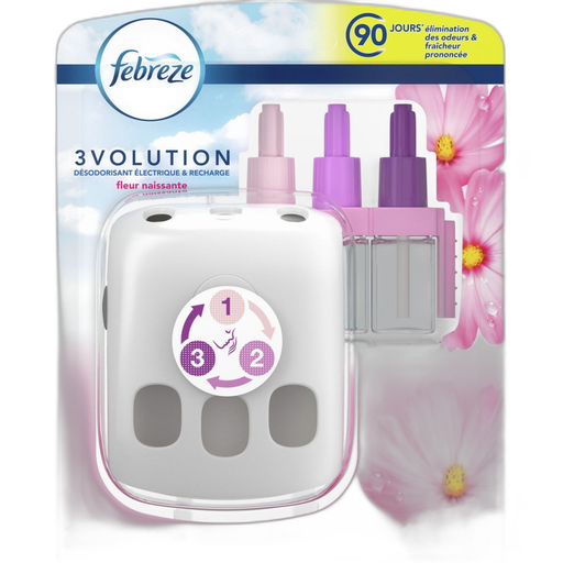 [4015400800736] FEBREZE Désodorisant électrique 3volution fleur naissante 0.02 L