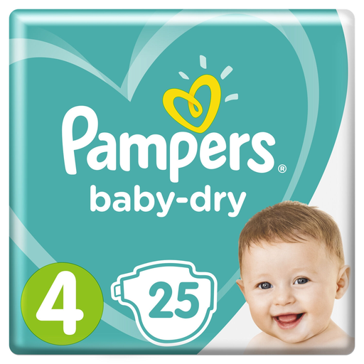 [4015400833581] PAMPERS Baby Dry Diapers Size 4 16 kg pack of 19 diapers