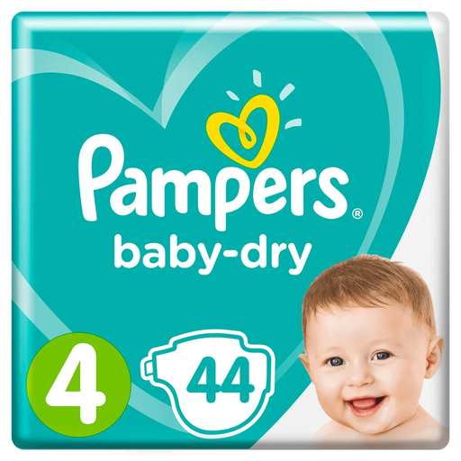 [4015400833659] PAMPERS Baby Dry Diapers Size 4 (8-16 kg) - Pack of 32