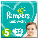 PAMPERS Fraldas Baby Dry Tamanho 5 (11-23 kg) - Pacote de 60