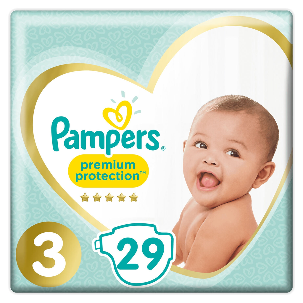 PAMPERS Baby Diapers Premium Protection Size 3 5-9 kg, 99-pack