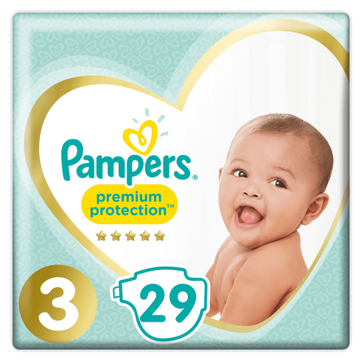 [4015400835936] PAMPERS Fraldas para Bebé Premium Protection Tamanho 3 5-9 kg, pack de 99 unidades