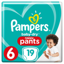 PAMPERS Pañales-Braguitas Baby Dry Pants Talla 6, 80 unidades