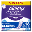 ALWAYS Discreet Long Plus Incontinence Pads 16 pads