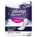 ALWAYS Incontinence Pads Maxi Night pack of 12