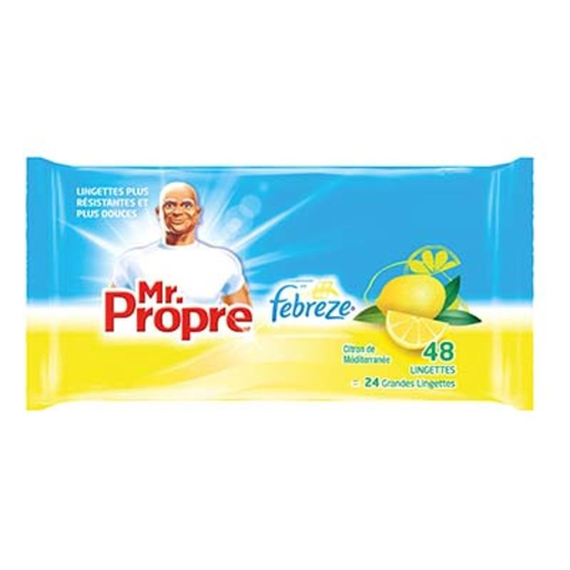 [4015600368753] MR PROPRE Lemon Cleaning Wipes x48