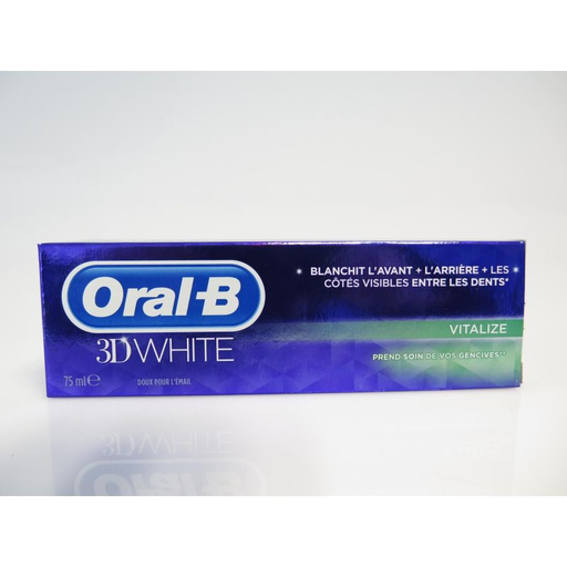 [4015600755065] ORALB 3D White Vitalizing Toothpaste 75 ml