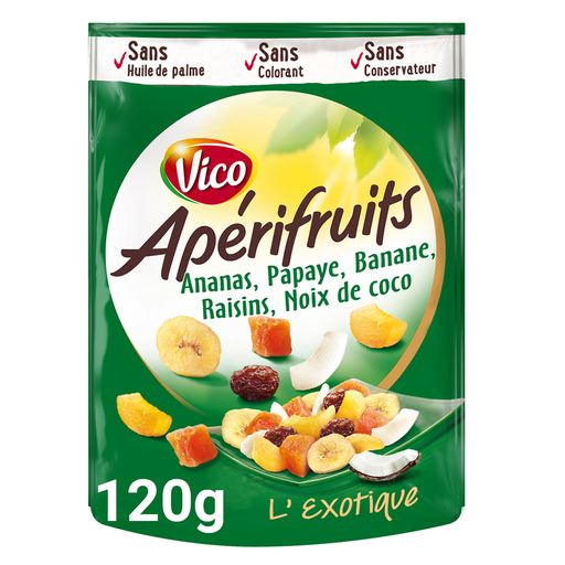 [4018077752605] VICO Exotic Dried Fruit Mix Apérifruits 120 g